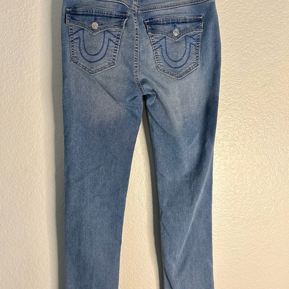True Religion Light Blue Straight Leg Jeans - Picture 1 of 3